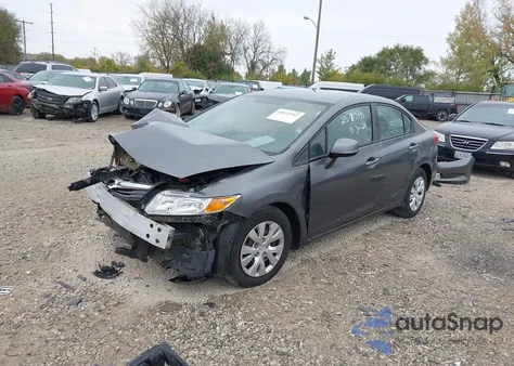 2012 Honda Civic Lx z USA, uszkodzony, nr VIN 19XFB2F50CE084173